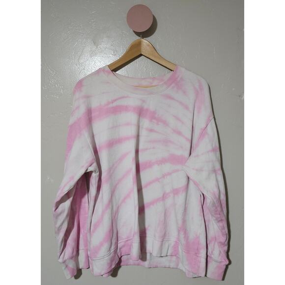 Splendid Pink Tie Dye Sweatshirt - Picture 1 of 5